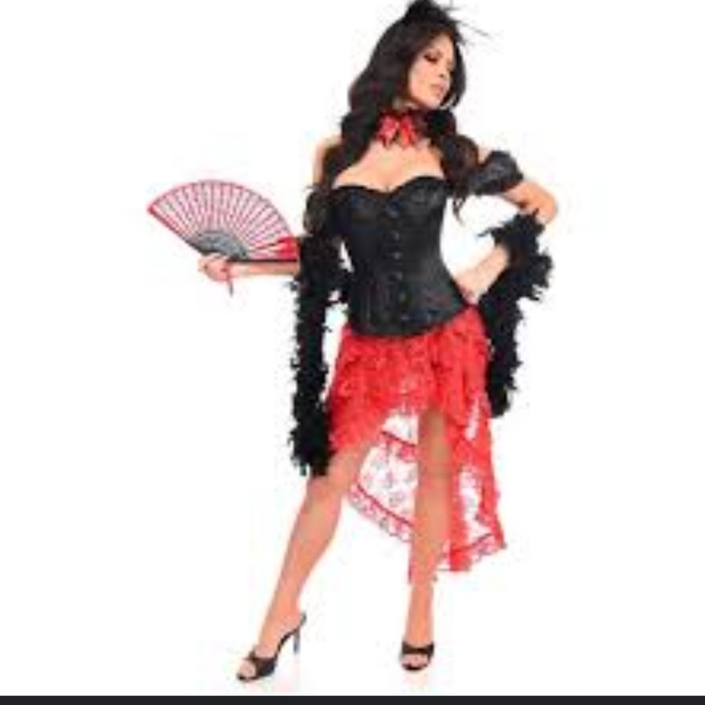 Lavish By Daisy's Corsets Salloon Girl Custume Size Large